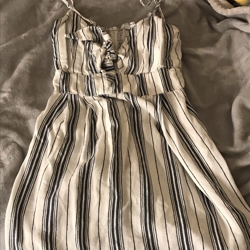 Blue and white tank top style dress!